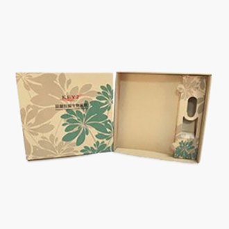 數位印刷三層牛皮瓦楞四折盒(面膜盒)