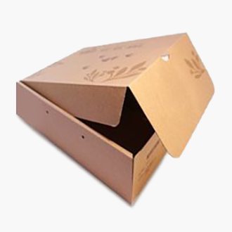 三層牛皮紙盒(四折盒)