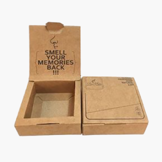 牛皮紙彩盒(掀蓋盒)