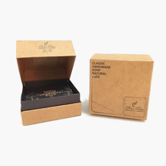 牛皮紙彩盒(珠寶盒型)