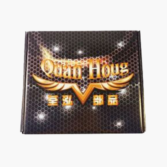 三層牛皮瓦楞彩盒(四折盒型)