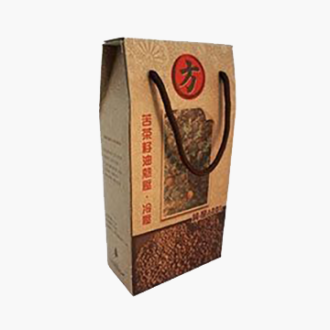 麻油罐彩盒(手提雙蓋插底盒)